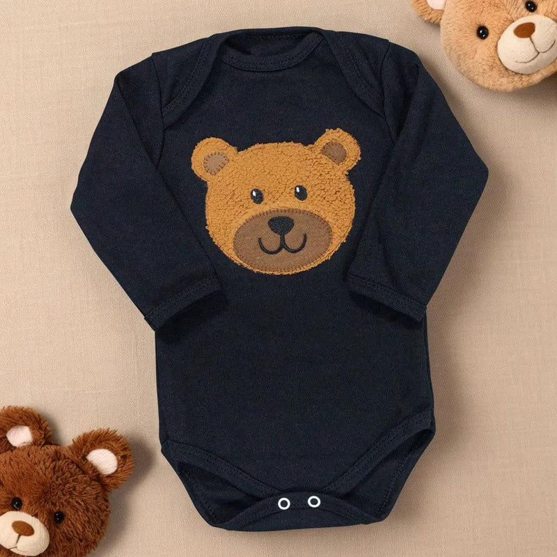 3D Embroidery Long Sleeve Baby Body Up to 12 Months