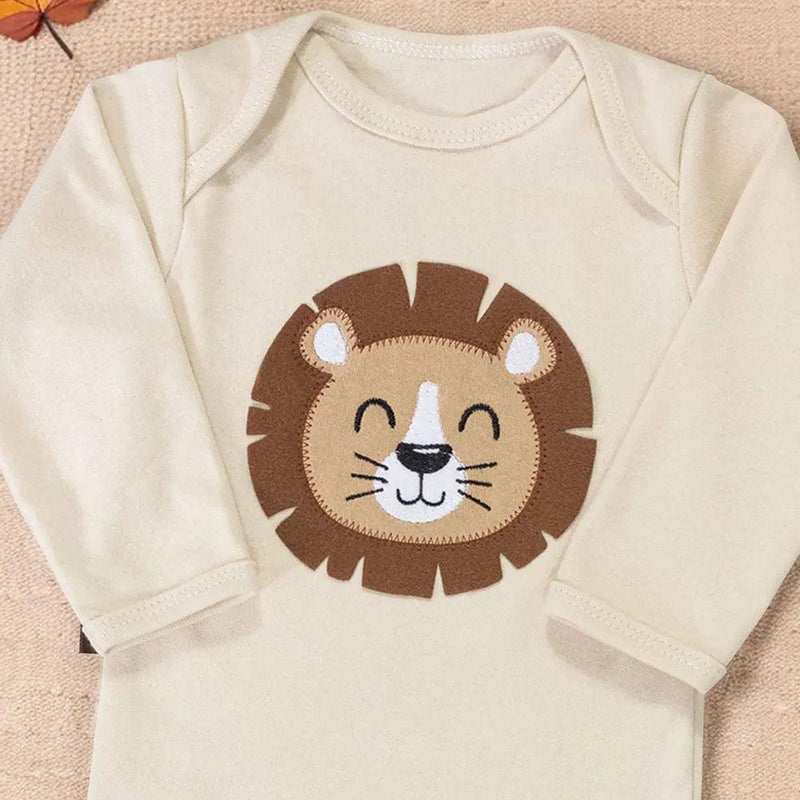 3D Embroidery Long Sleeve Baby Body Up to 12 Months