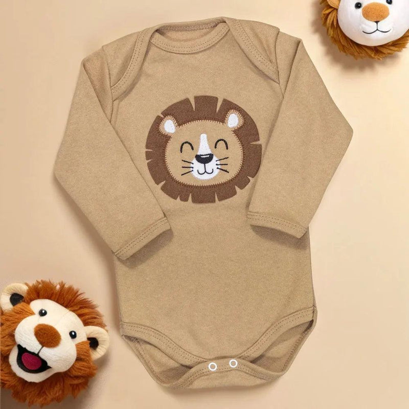 3D Embroidery Long Sleeve Baby Body Up to 12 Months