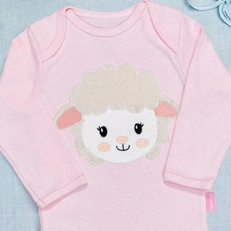 3D Embroidery Long Sleeve Baby Body Up to 12 Months