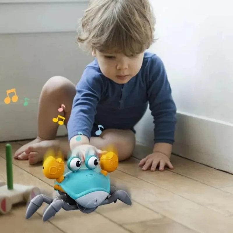 Toy Crab: Brinquedo Musical com Sensor de Movimento para Bebês