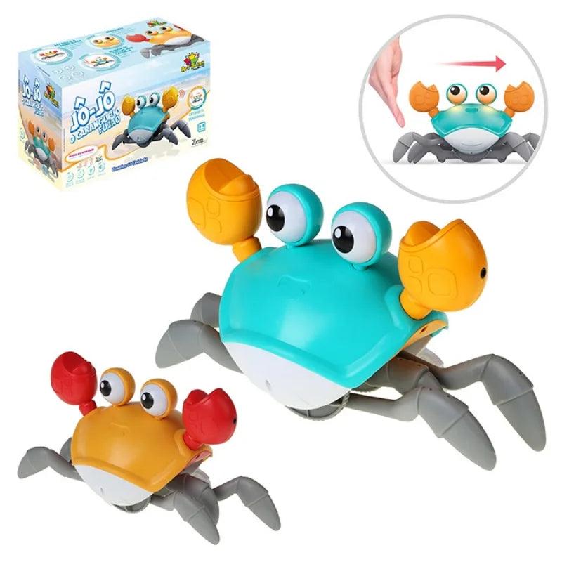 Toy Crab: Brinquedo Musical com Sensor de Movimento para Bebês